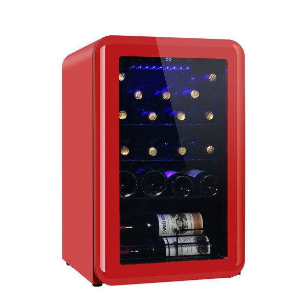 Kozart 17.3'' 24 Bottle Single Zone Freestanding Wine Refrigerator